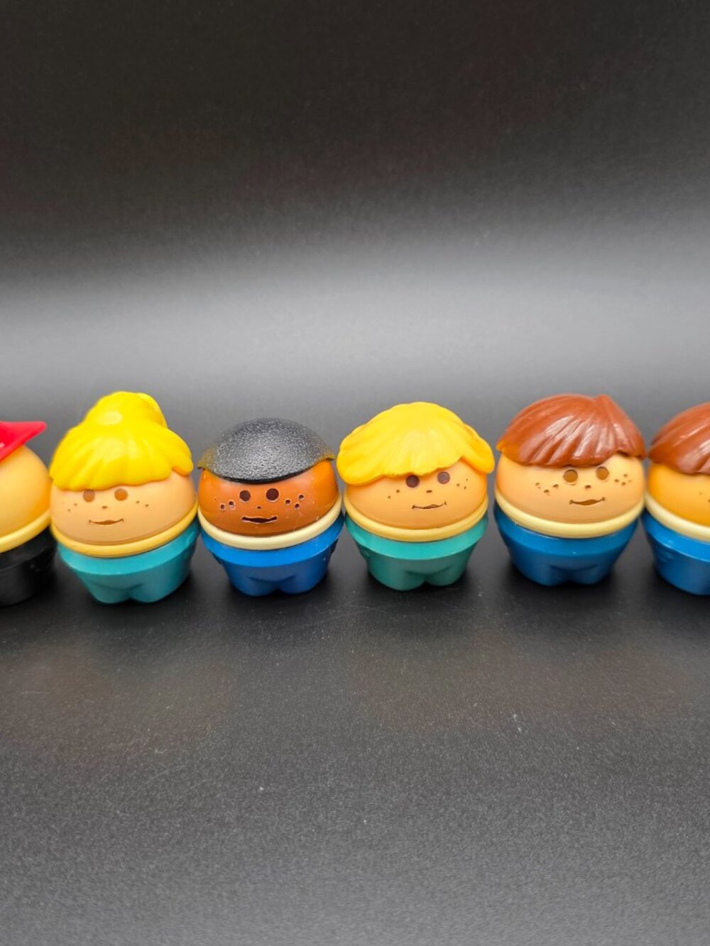 Fisher Price Little Tikes Toddle Tots Lot of 6 Vintage Chunky People Figures